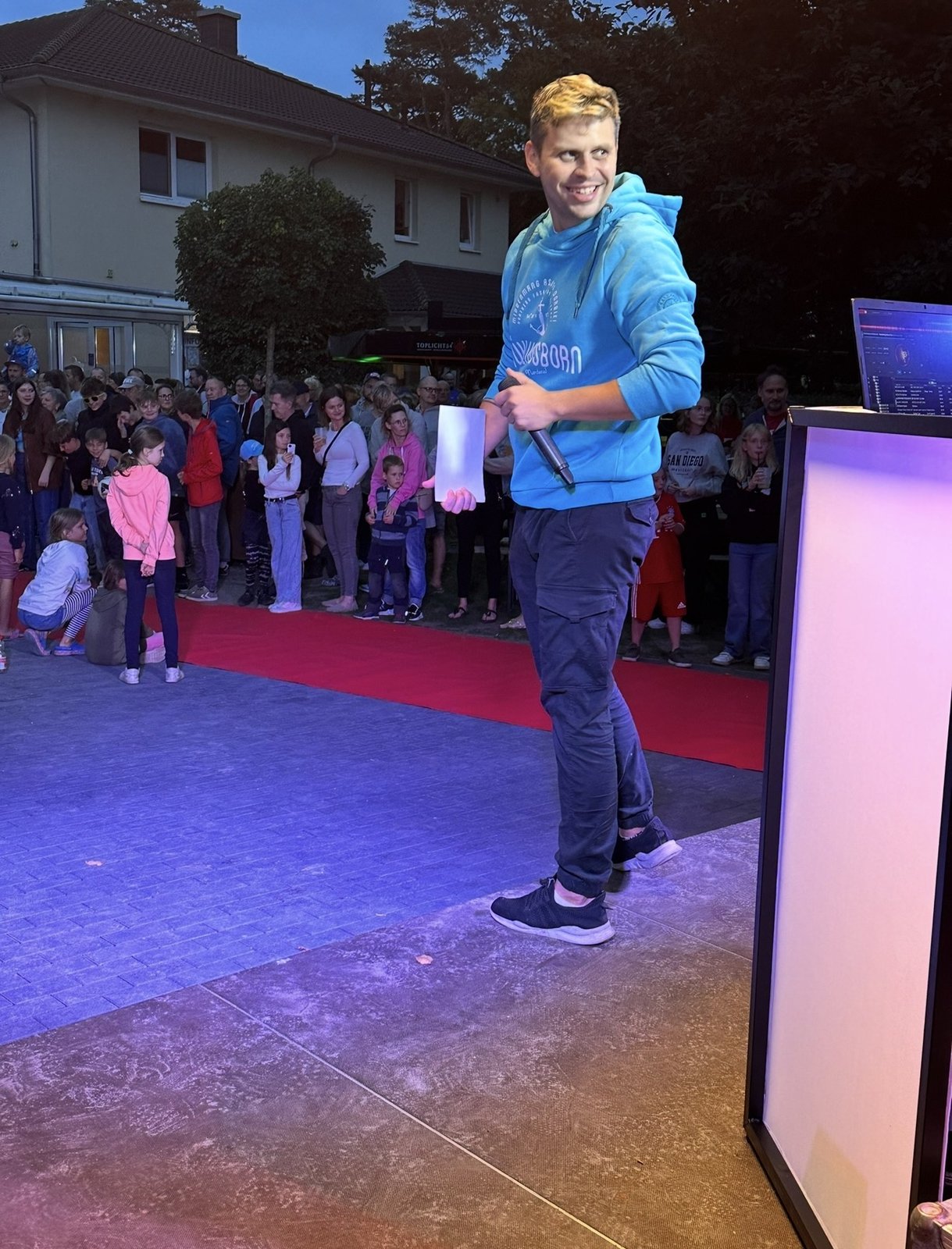 Martin Dehn auf der Bühne